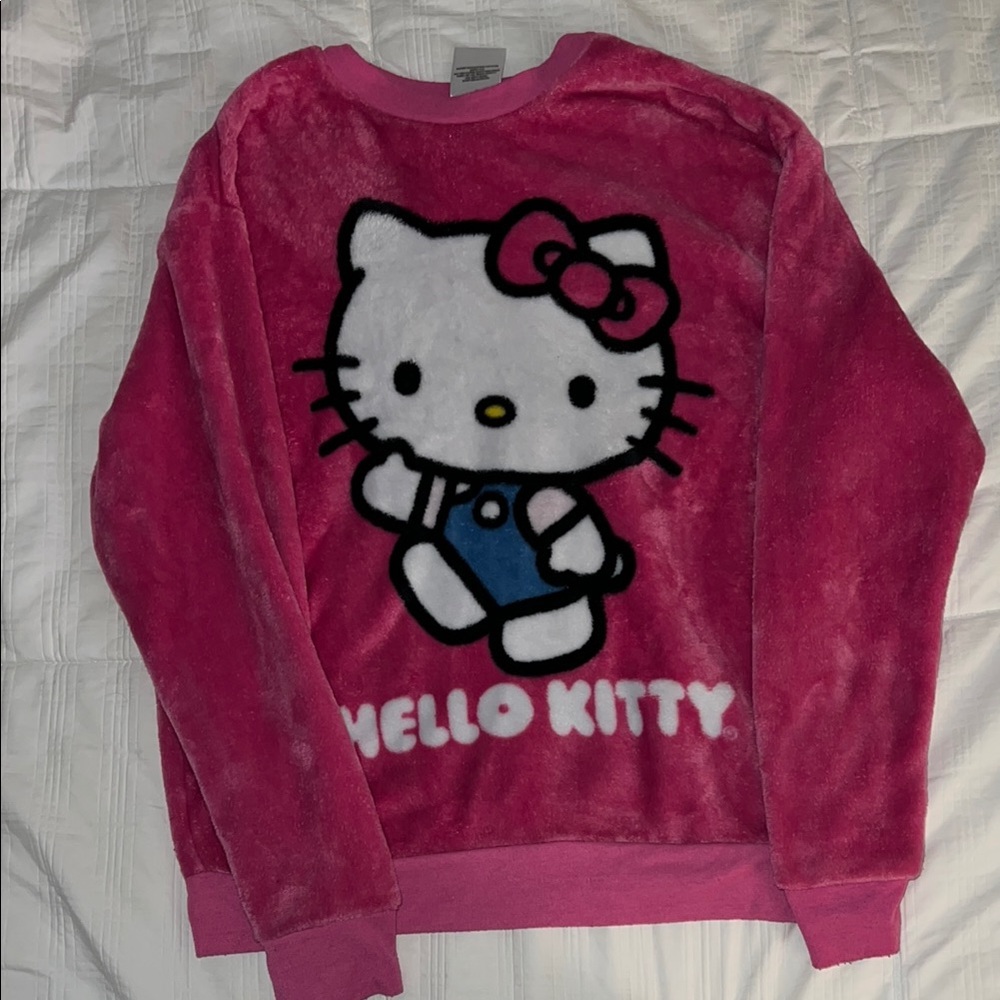 Hello Kitty Pink Fleece Sweatshirt